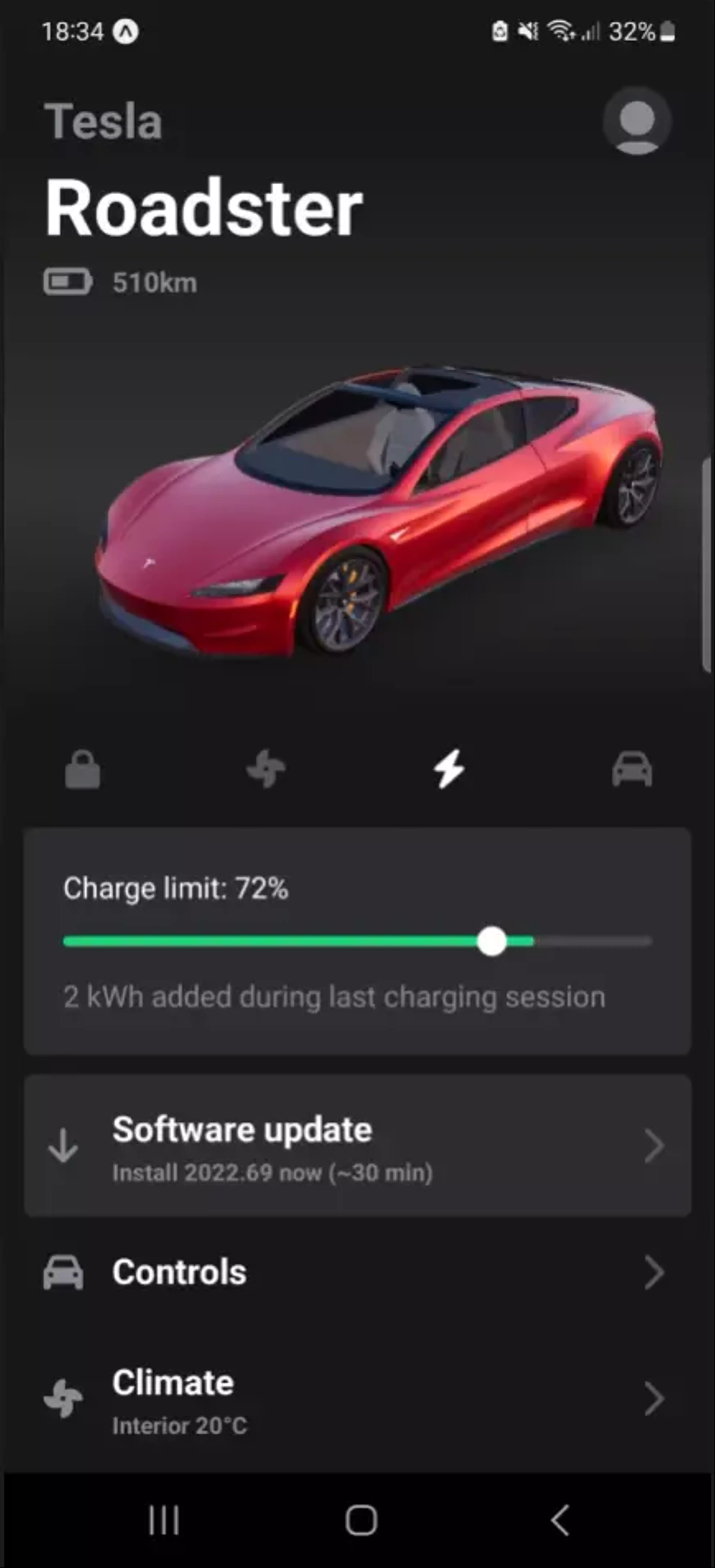 Tesla app